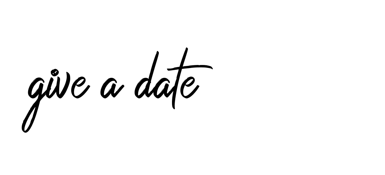 Signature of give-a-date