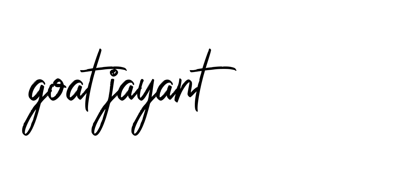 Signature of goat-jayant-