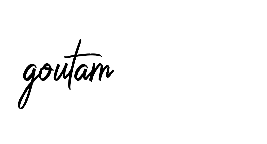 Signature of goutam