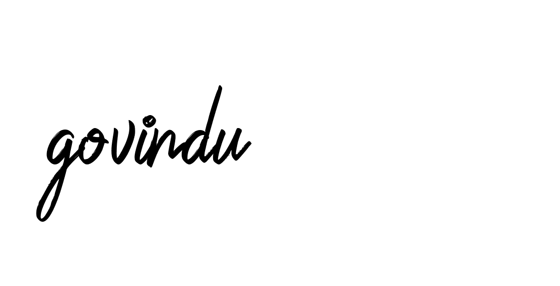 Signature of govindu