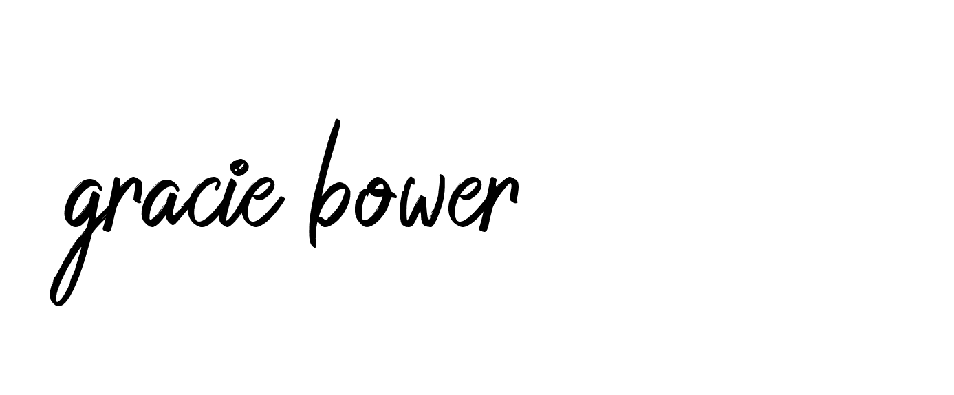 Signature of gracie-bower