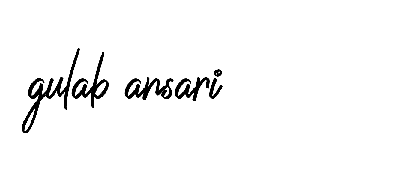 Signature of gulab-ansari