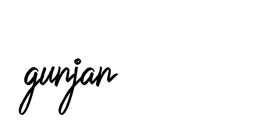 Signature of gunjan