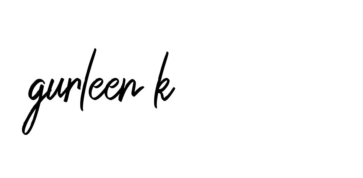 Signature of gurleen-k