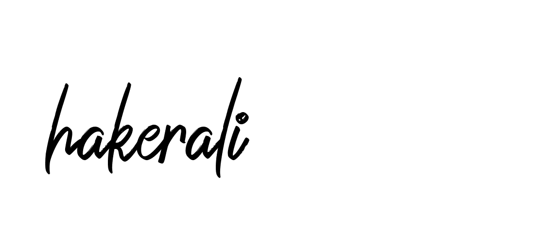 Signature of hakerali