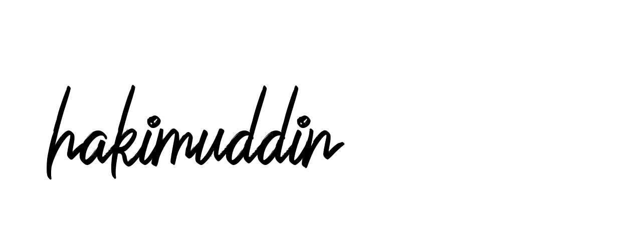 Signature of hakimuddin