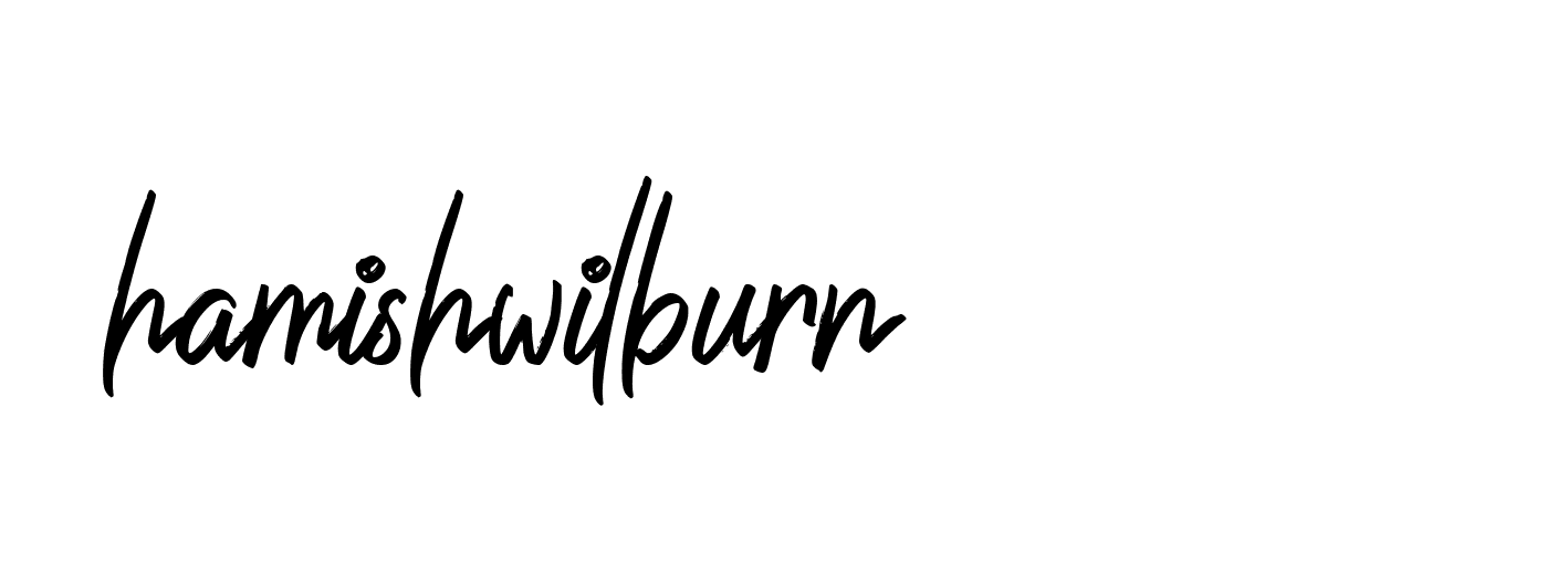 Signature of hamishwilburn