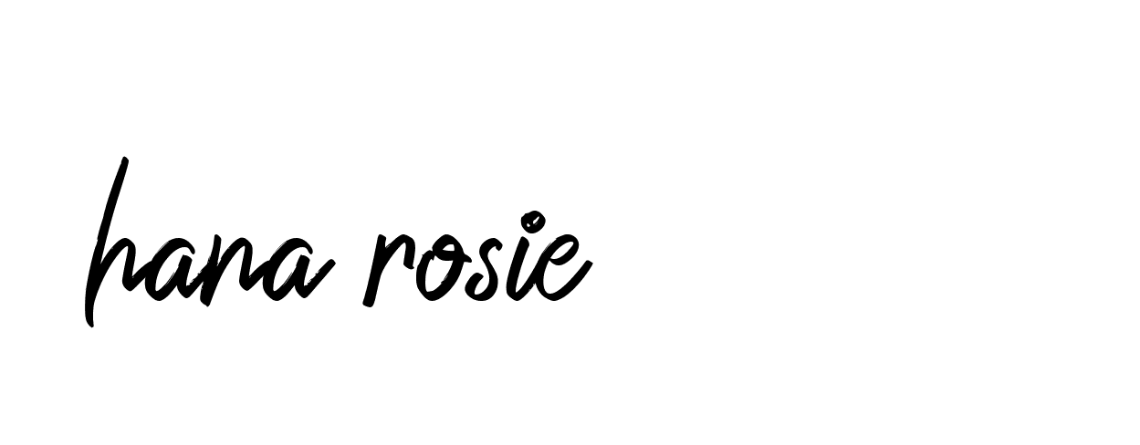 Signature of hana-rosie