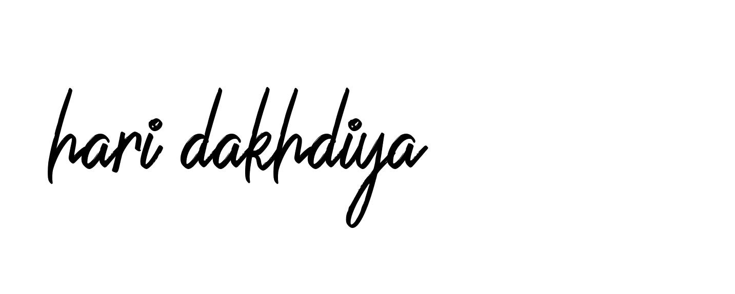 Signature of hari-dakhdiya