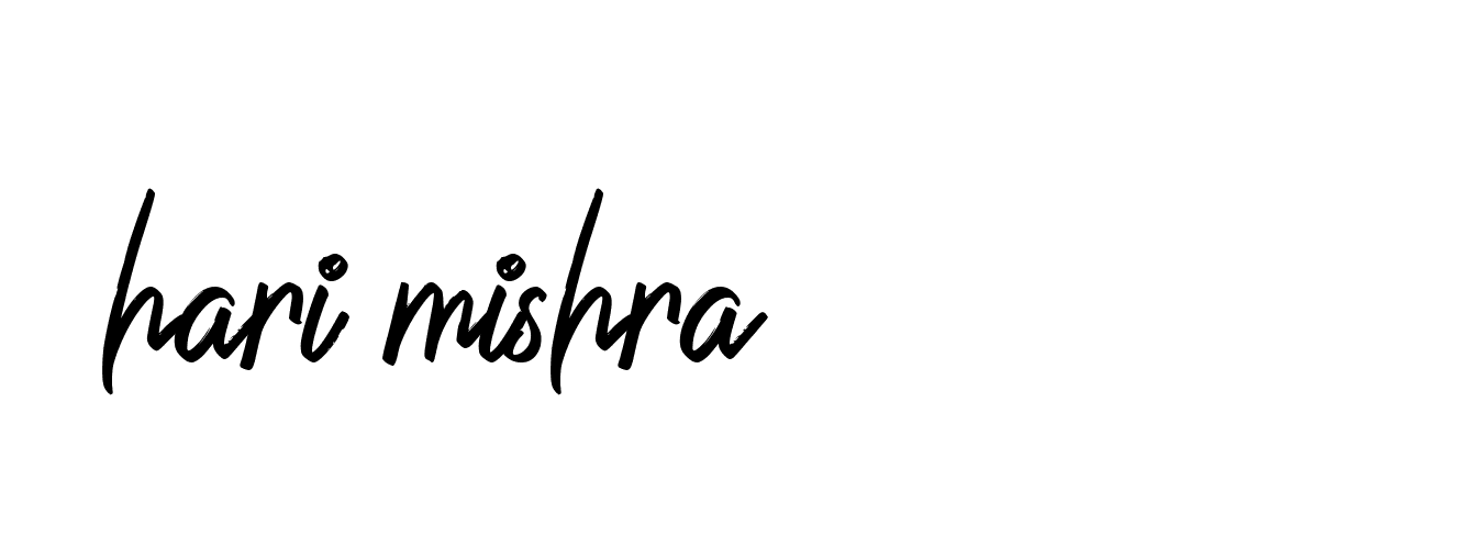 Signature of hari-mishra-