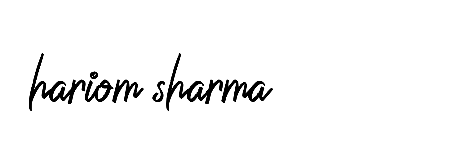 Signature of hariom-sharma-