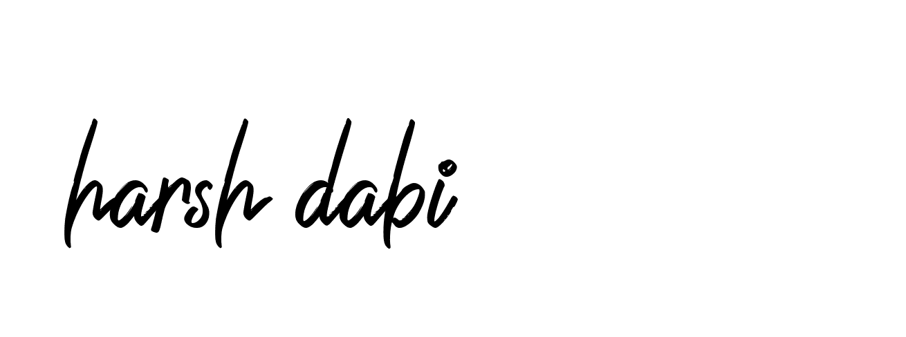 Signature of harsh-dabi-