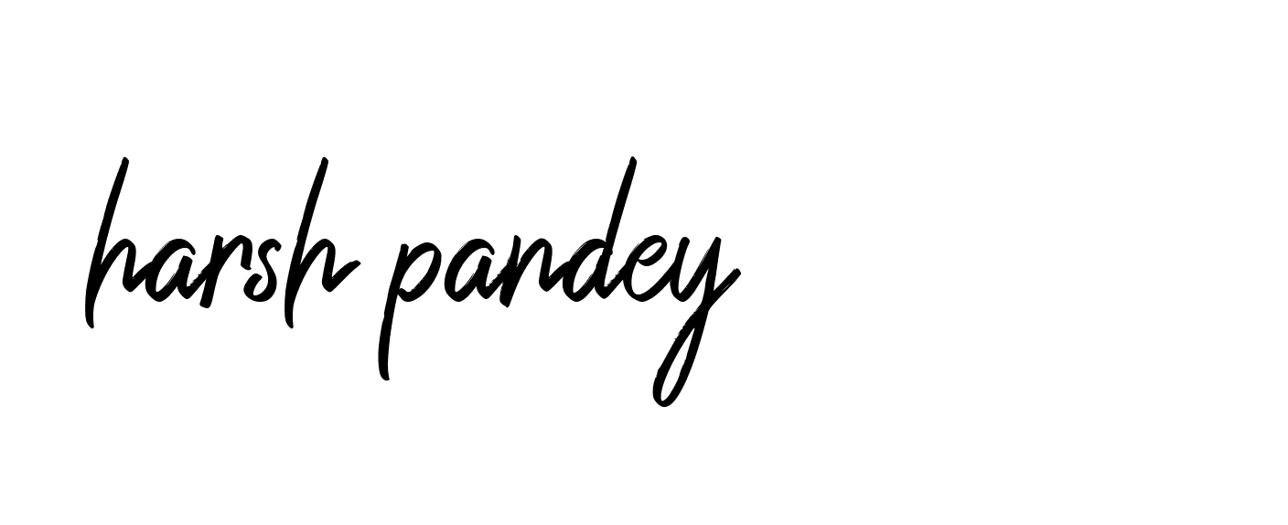 Signature of harsh-pandey