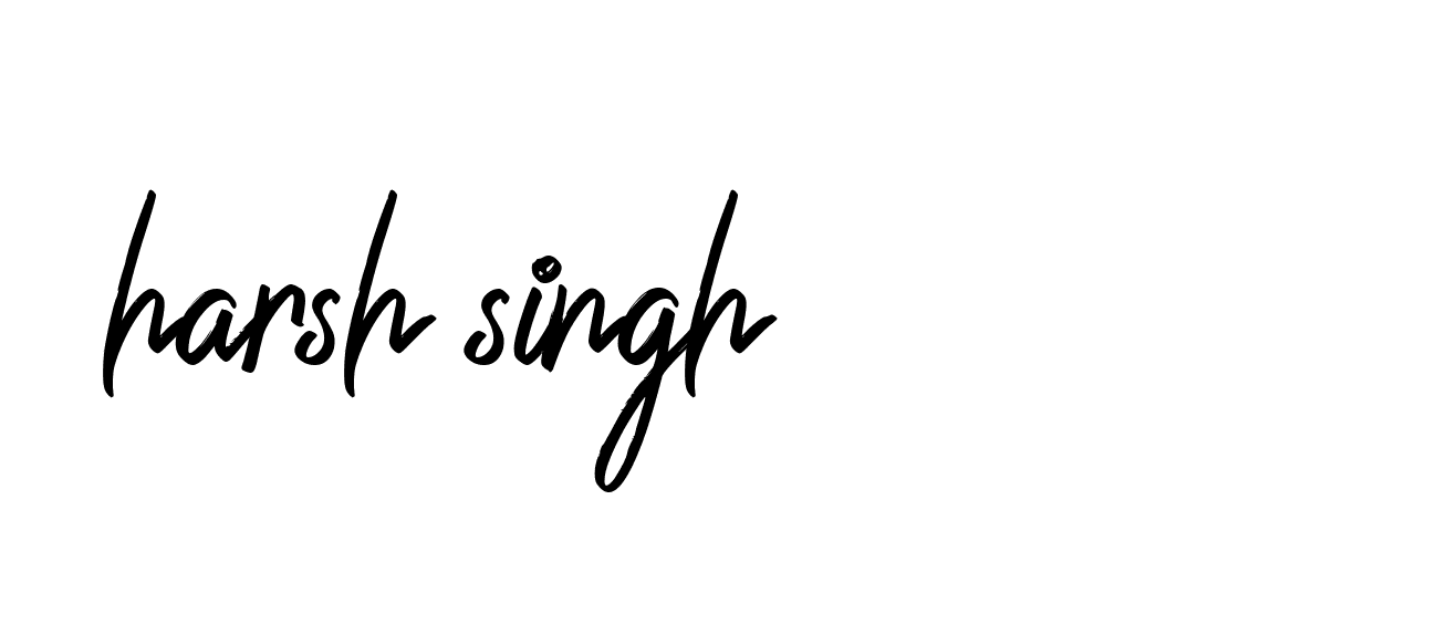 Signature of harsh-singh