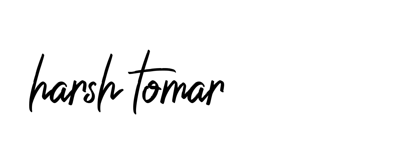 Signature of harsh-tomar