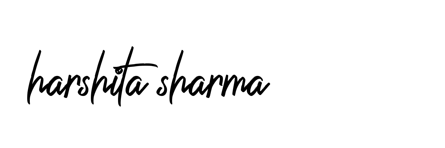 Signature of harshita-sharma