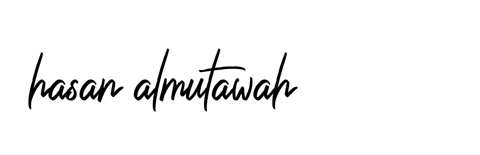 Signature of hasan-almutawah