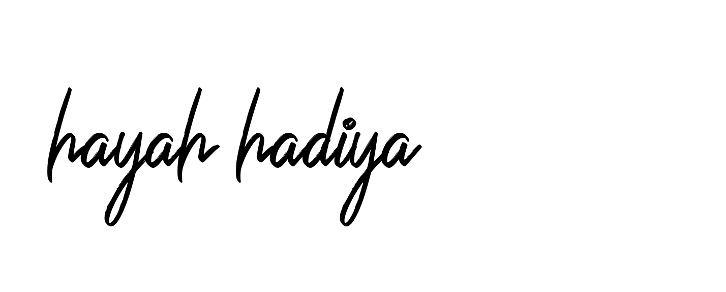 Signature of hayah-hadiya