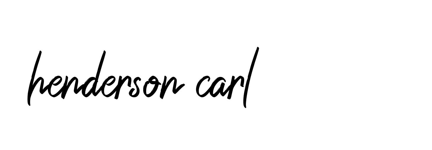 Signature of henderson-carl