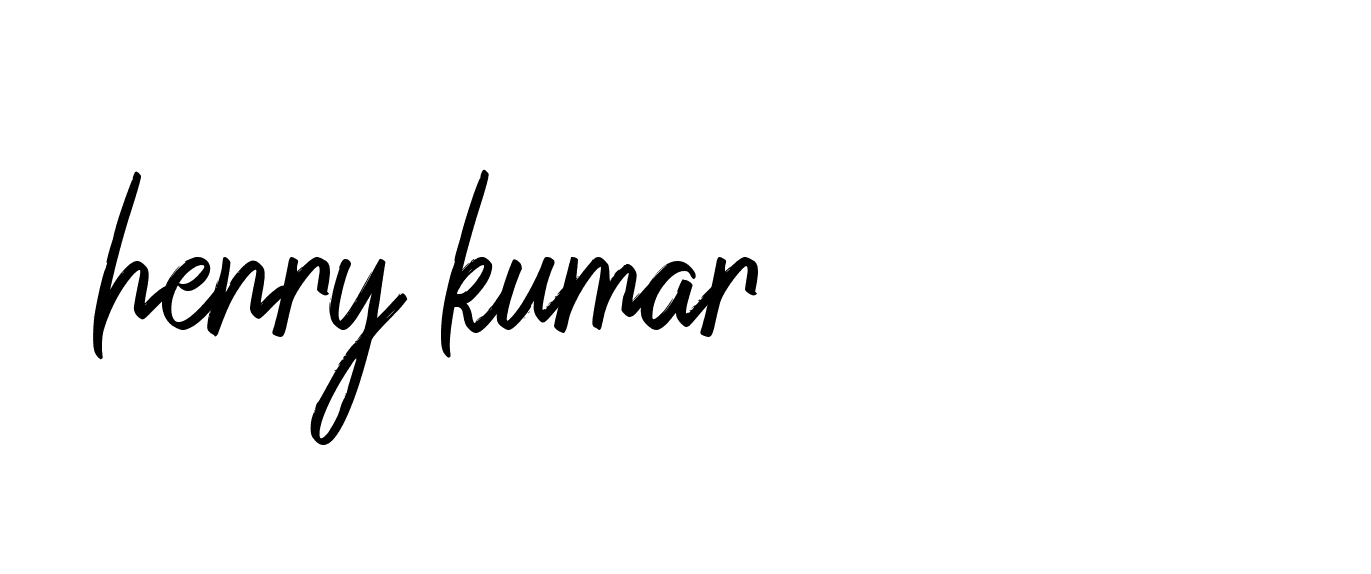 Signature of henry-kumar