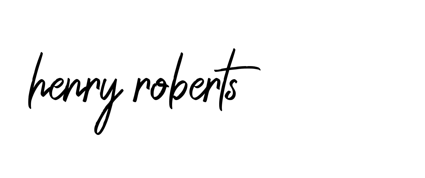 Signature of henry-roberts