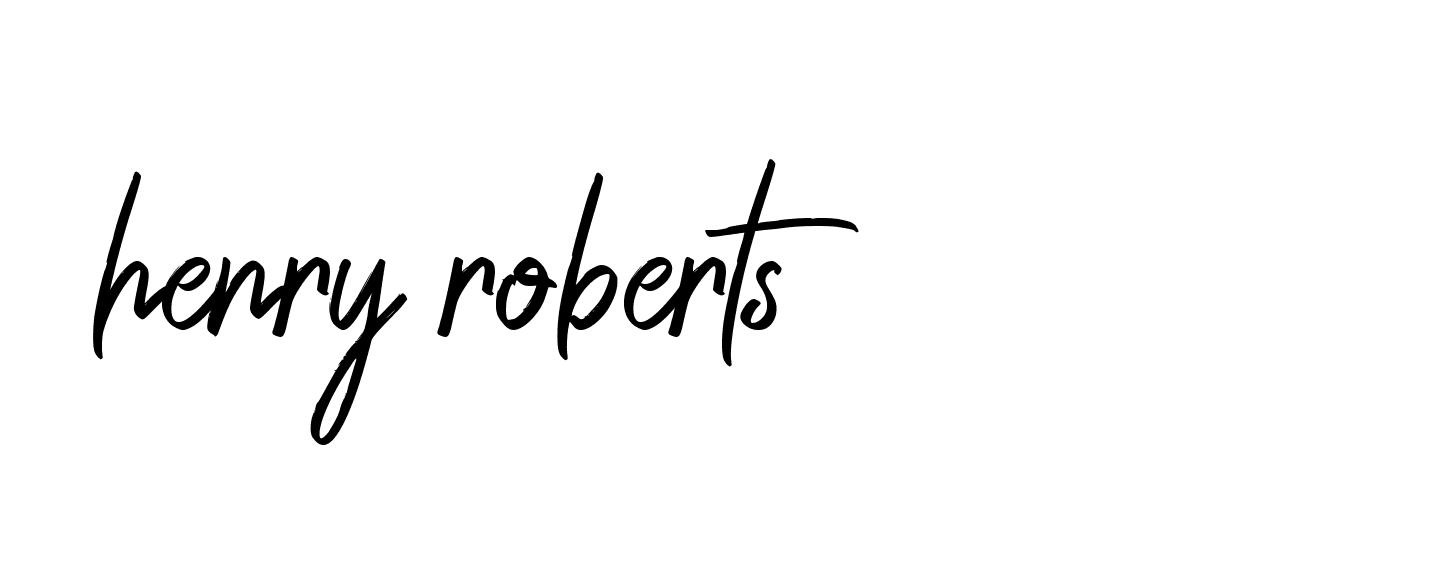 Signature of henry-roberts-