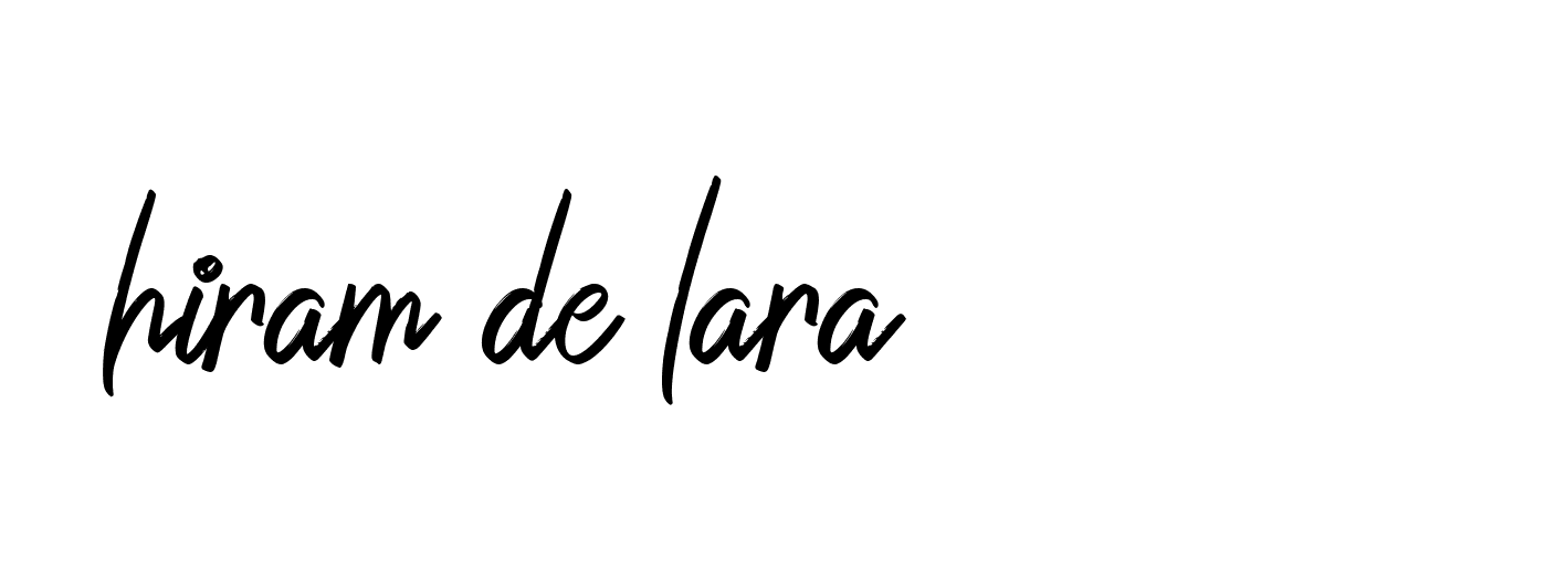 Signature of hiram-de-lara