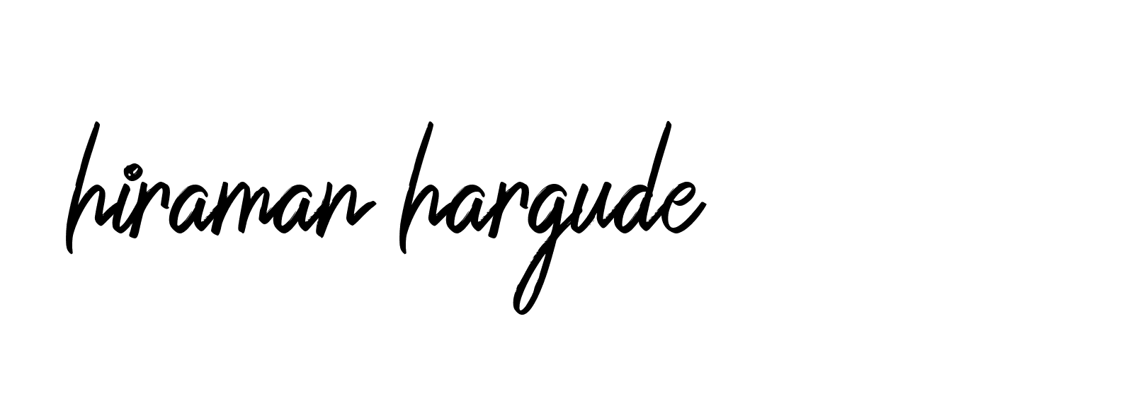 Signature of hiraman-hargude