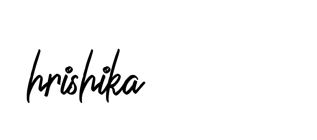 Signature of hrishika