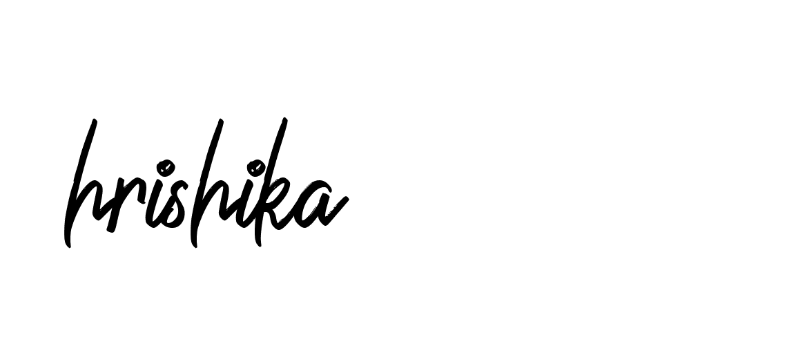 Signature of hrishika-