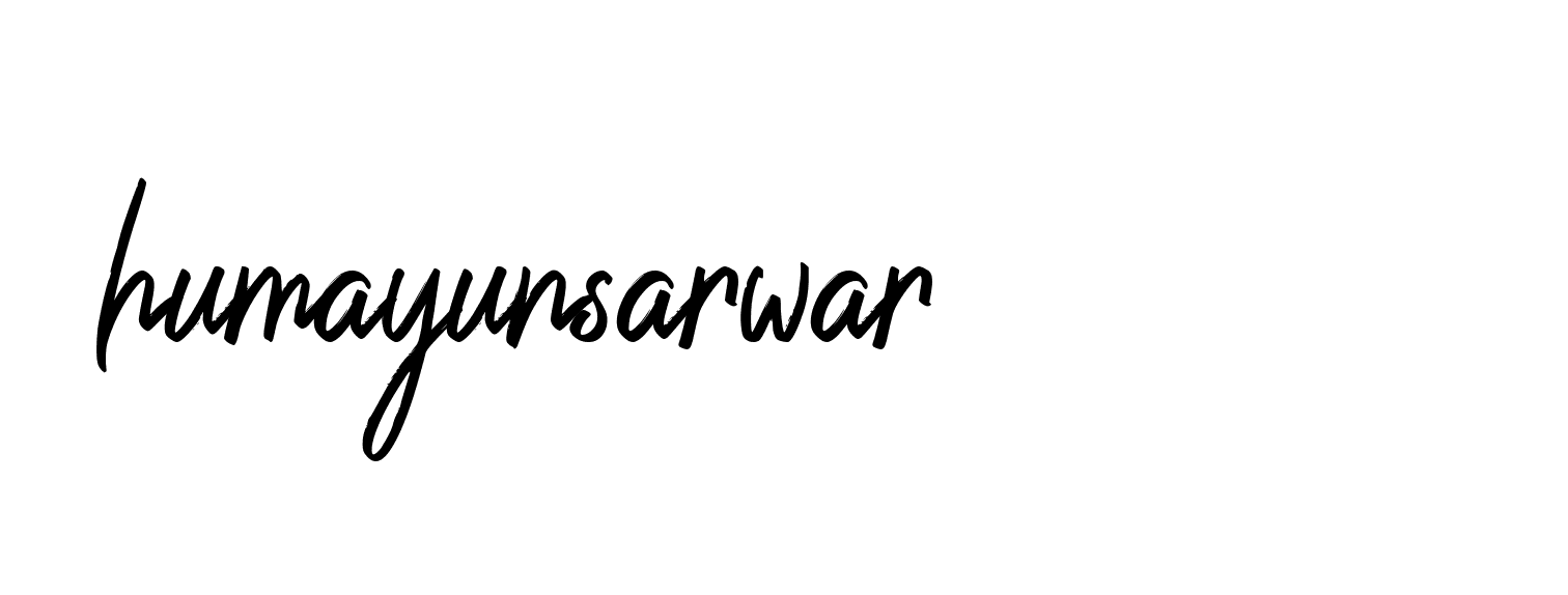 Signature of humayunsarwar