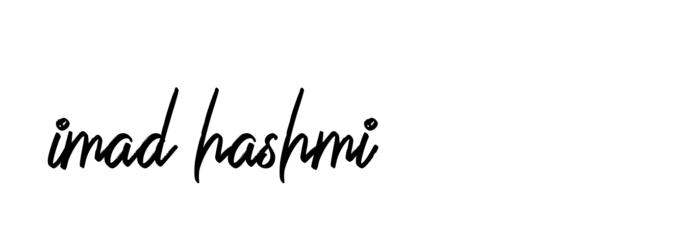 Signature of imad-hashmi