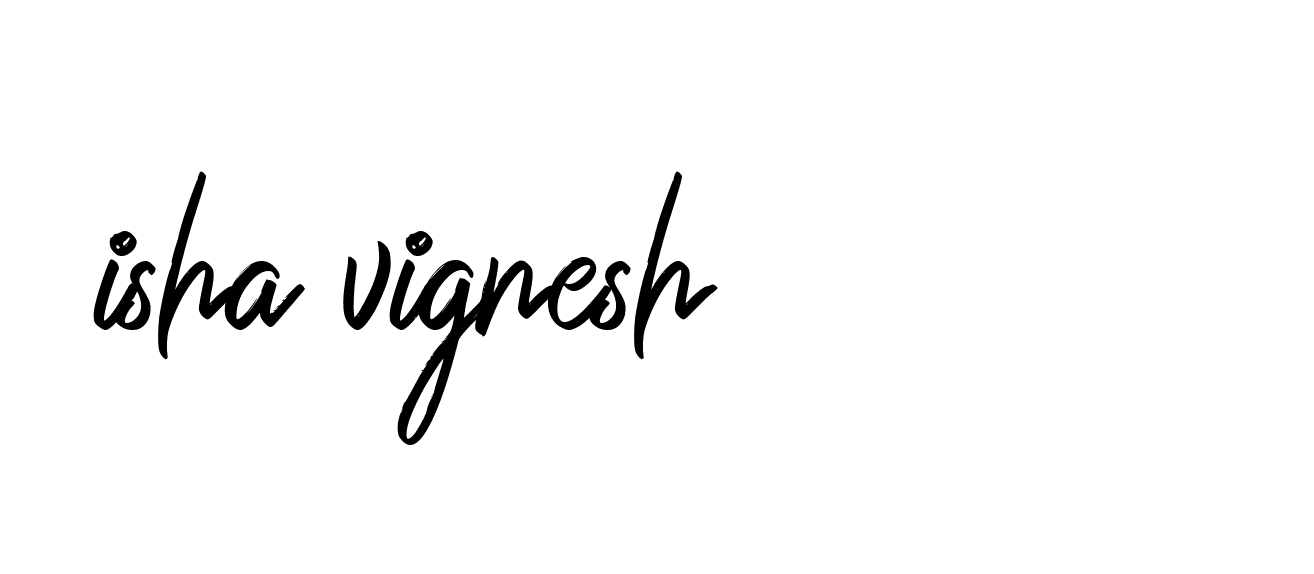 Signature of isha-vignesh