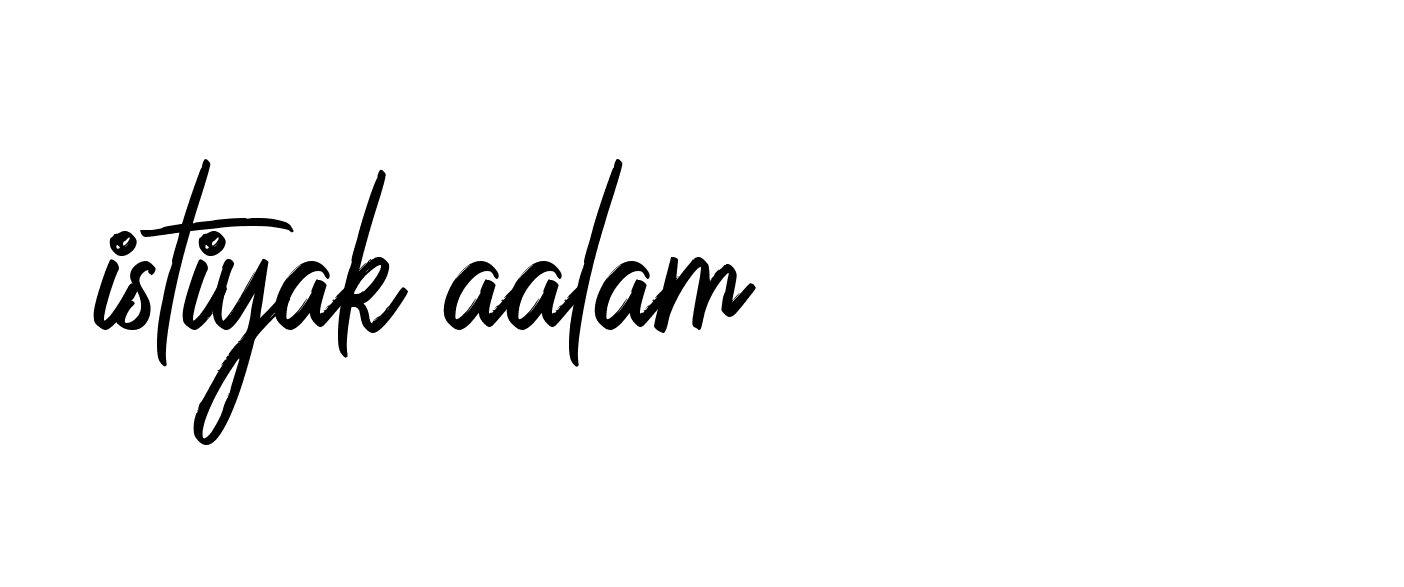 Signature of istiyak-aalam-