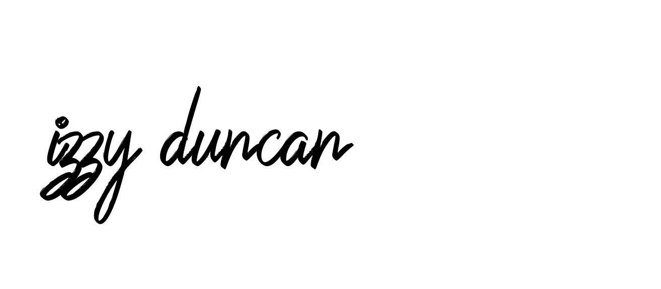 Signature of izzy-duncan