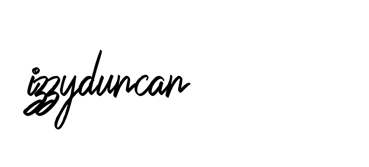 Signature of izzyduncan