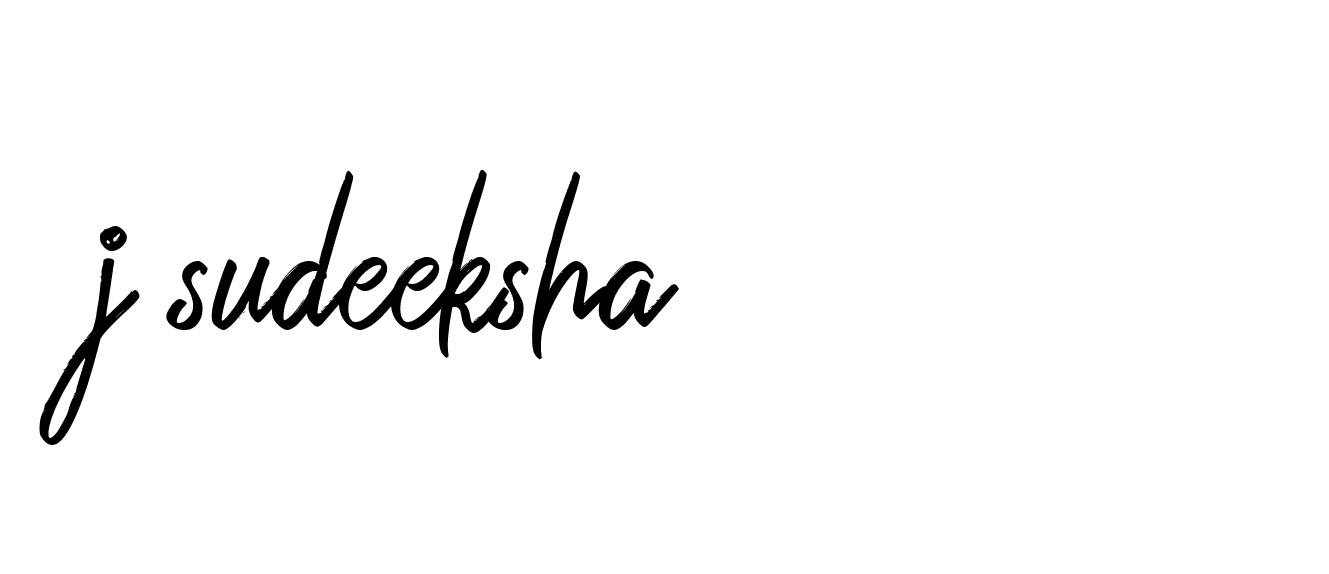 Signature of j-sudeeksha