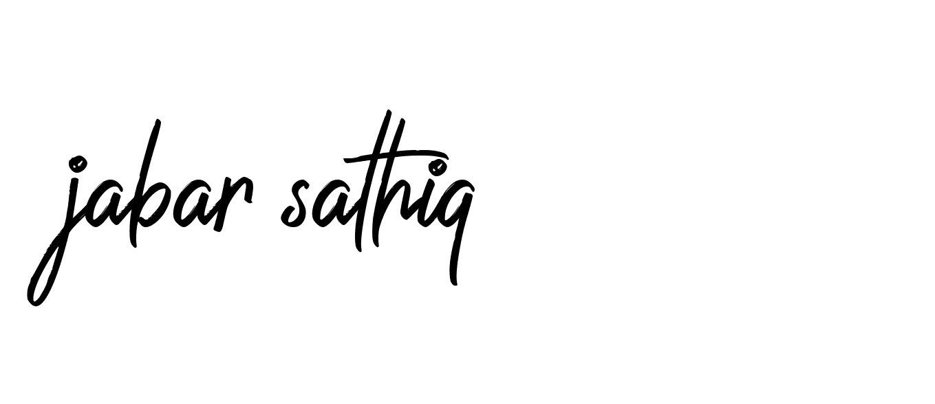 Signature of jabar-sathiq