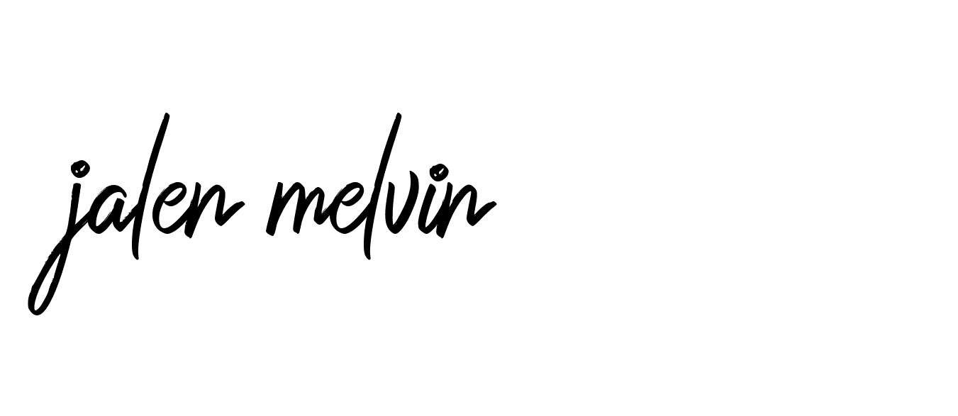 Signature of jalen-melvin