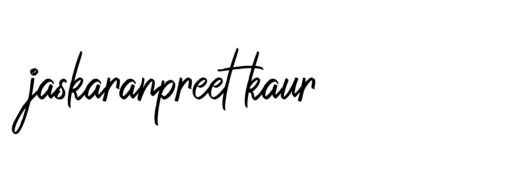 Signature of jaskaranpreet-kaur