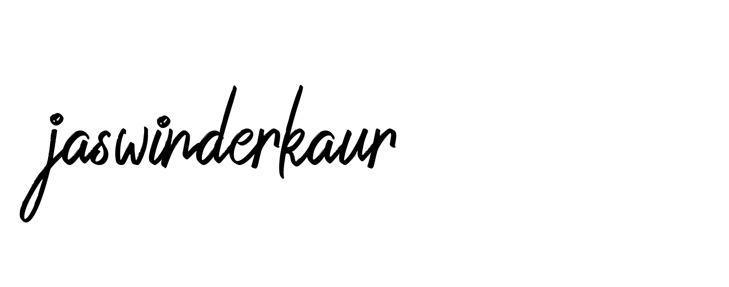 Signature of jaswinderkaur