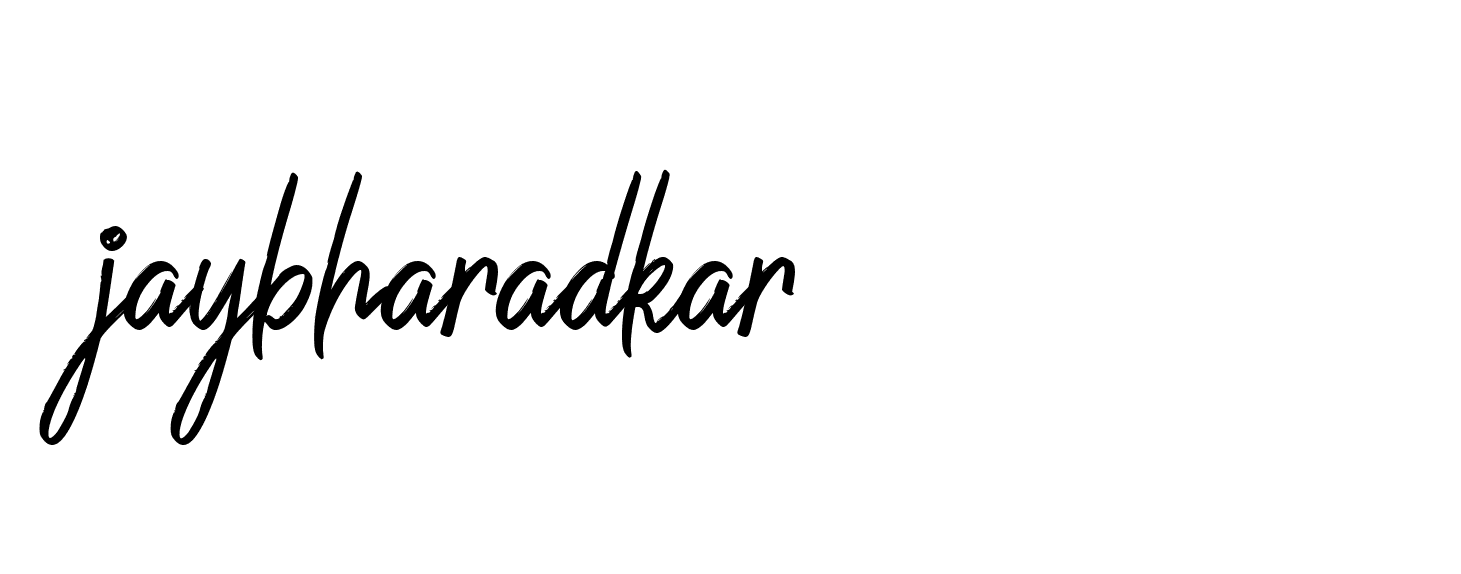 Signature of jaybharadkar