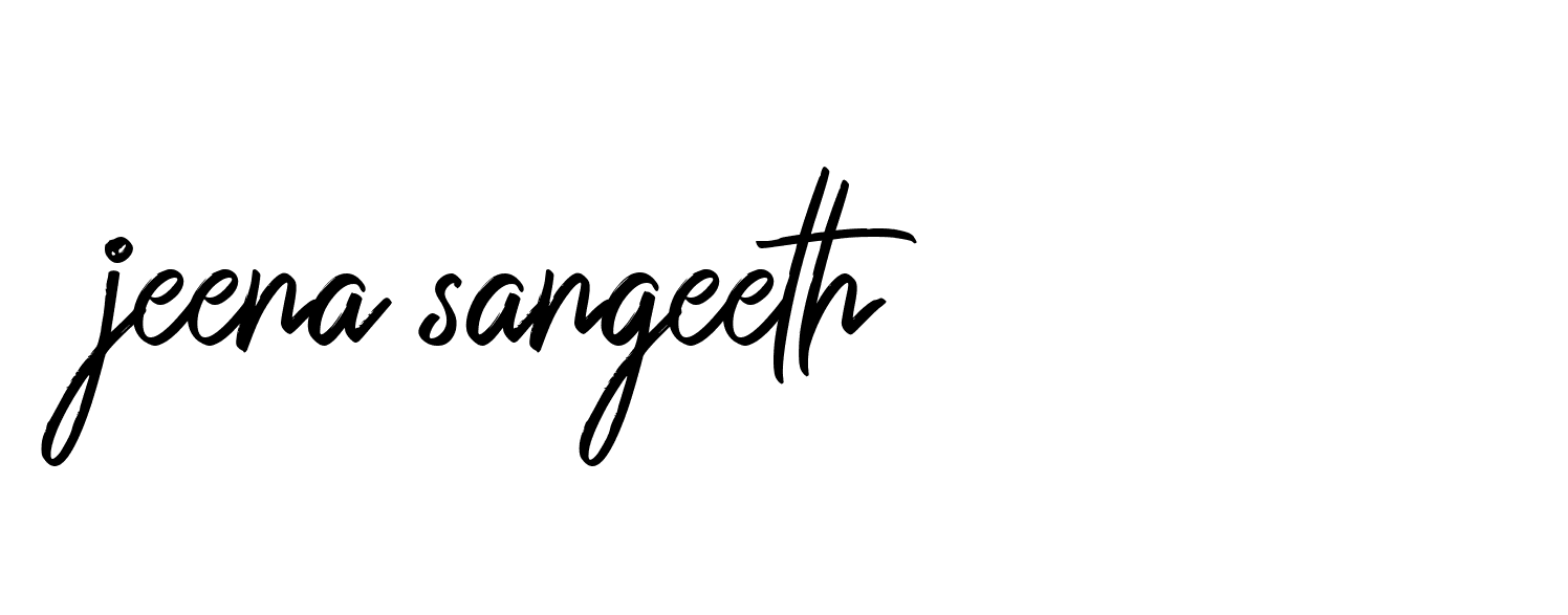 Signature of jeena-sangeeth