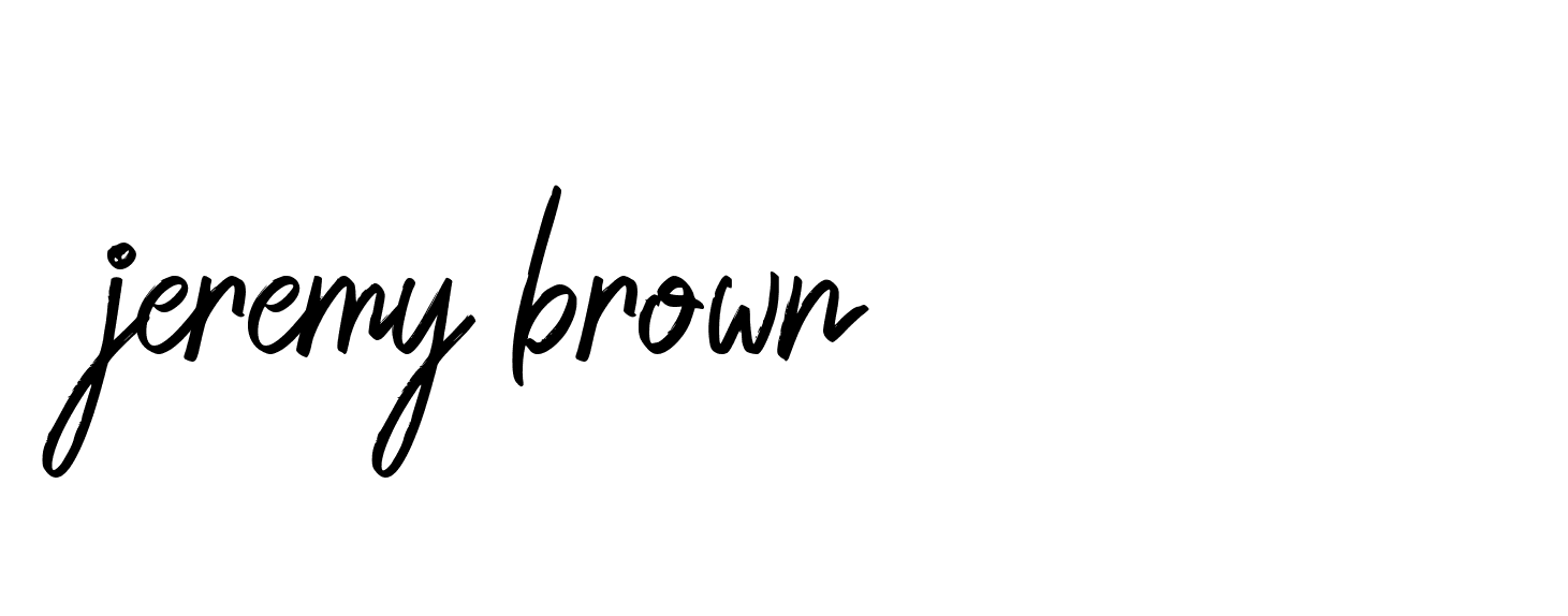 Signature of jeremy-brown