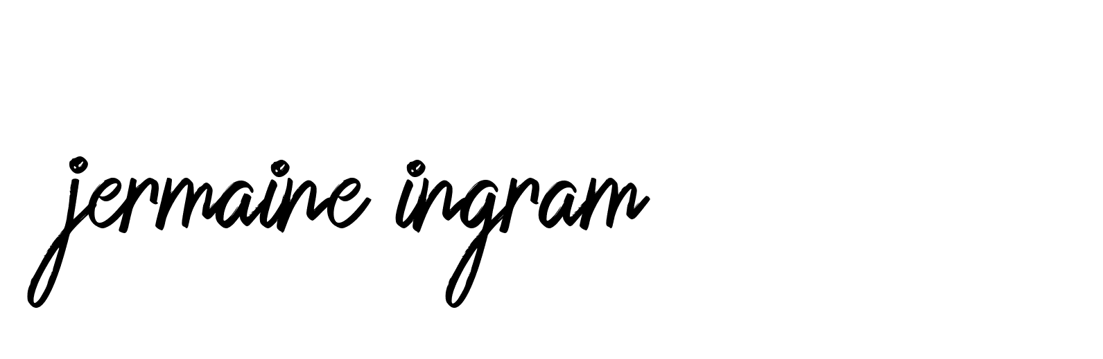 Signature of jermaine-ingram