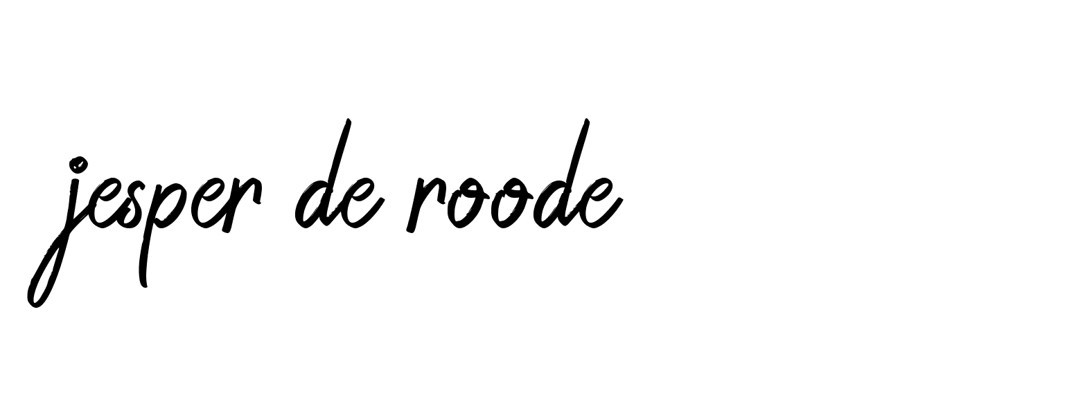 Signature of jesper-de-roode