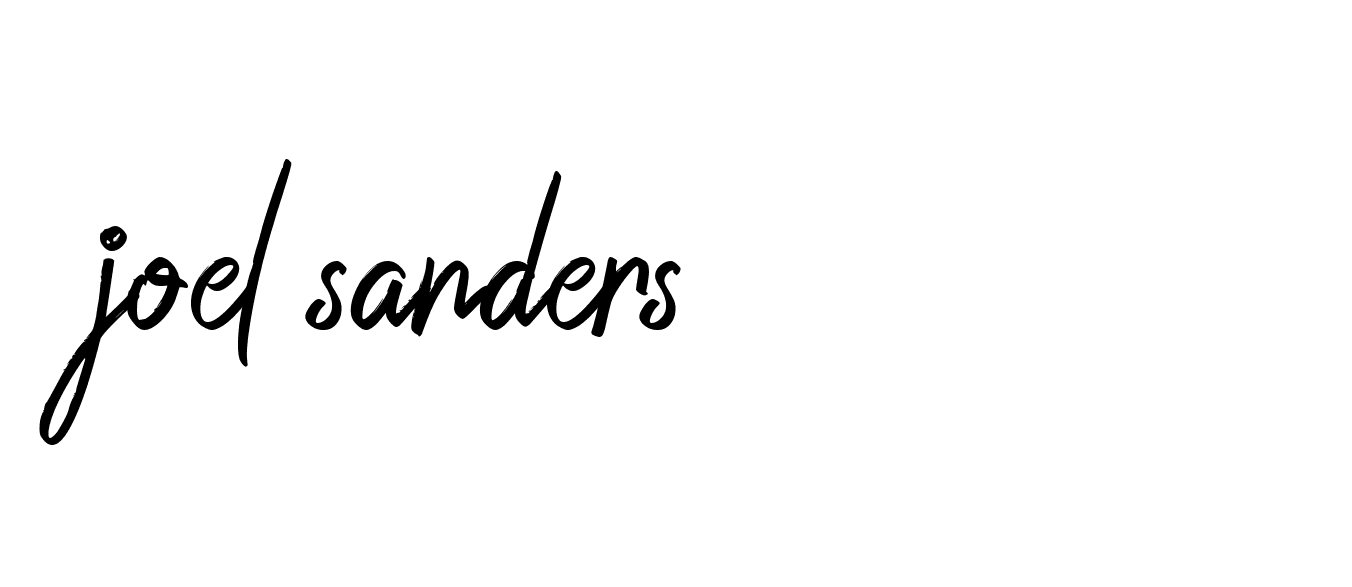 Signature of joel-sanders