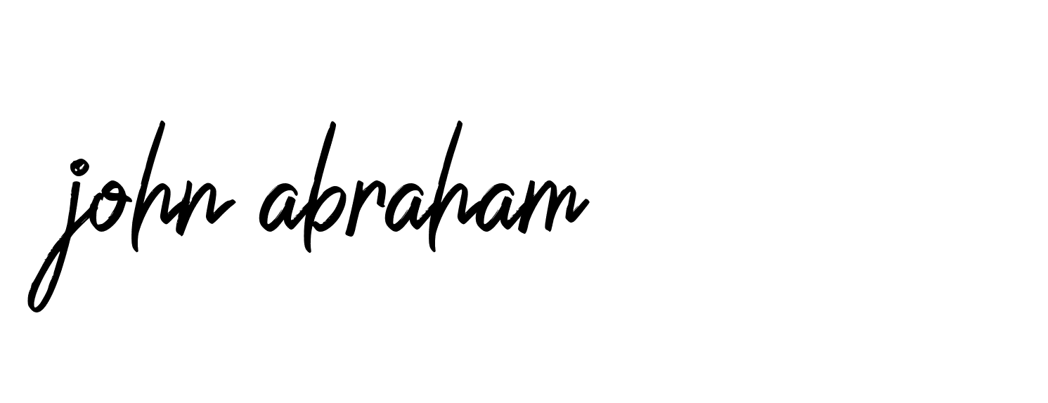 Signature of john-abraham