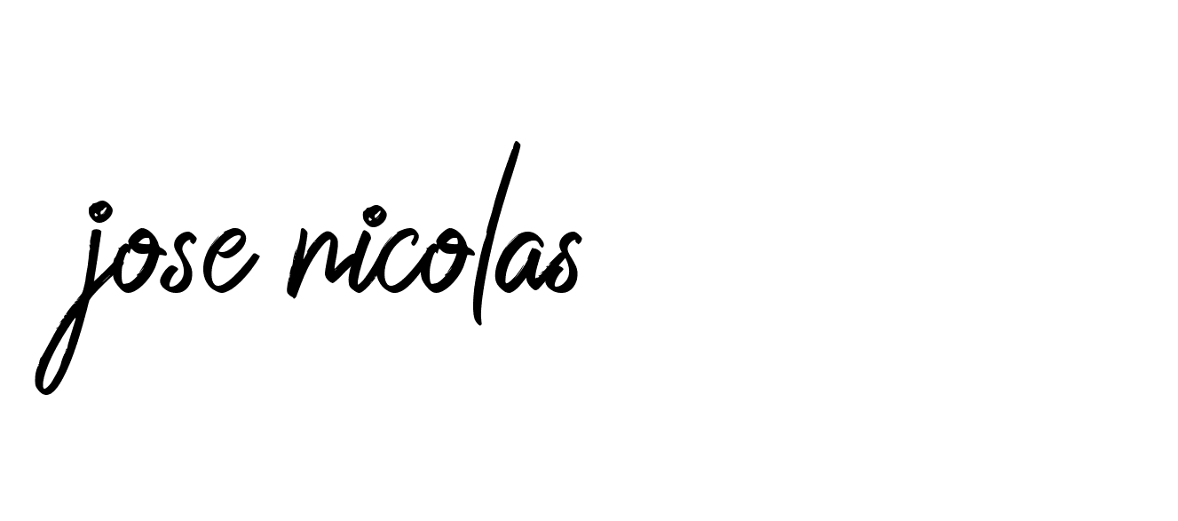 Signature of jose-nicolas