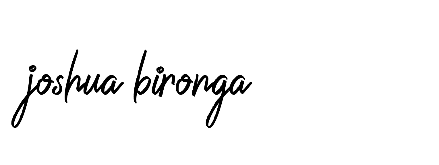 Signature of joshua-bironga